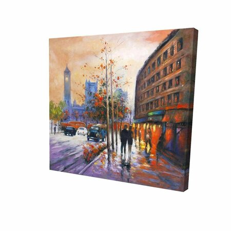 FONDO 16 x 16 in. City by Fall-Print on Canvas FO2789110